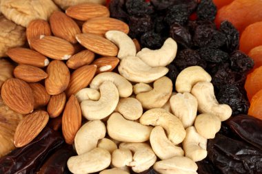 farklı Kuruyemiş doku arka plan