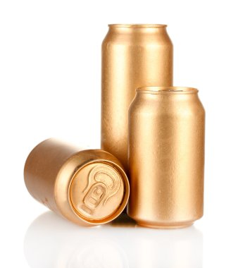 Alüminyum üzerinde beyaz izole