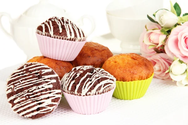 Édes cupcakes közelről — Stock Fotó