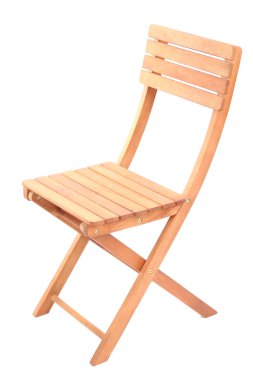 ahşap sandalyeler üzerinde beyaz izole