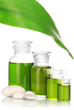 ilaç şişeleri üzerinde beyaz izole