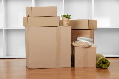 hareketli kutular boş Odaya