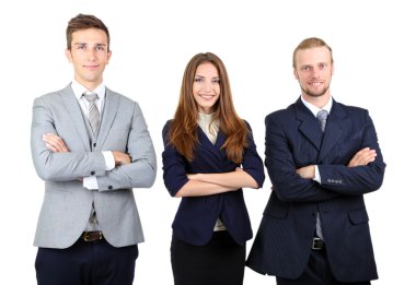 beyaz izole iş ortakları