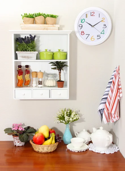 Hermoso interior de cocina — Foto de Stock