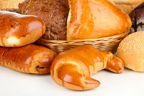 Verscheidenheid van brood close-up — Stockfoto