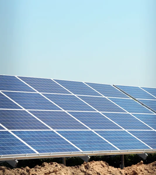 Solar panels, outside — Stock Photo, Image