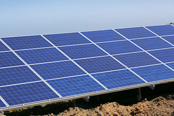 Paneles solares, exterior — Foto de Stock