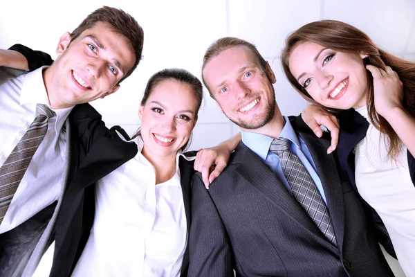 Business team working together in office close up — Stock Photo, Image