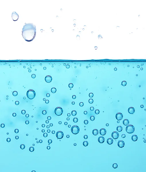 Vatten våg isolerad på vit — Stockfoto