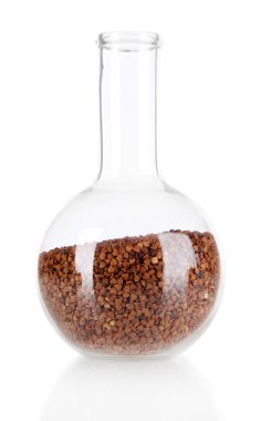 kabuğu çıkarılmış tane tüp üzerinde beyaz izole içinde