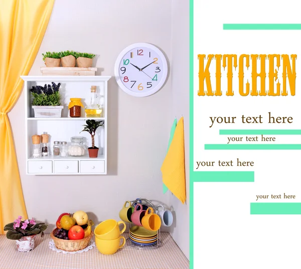 Beautiful kitchen interior — Stock Photo, Image