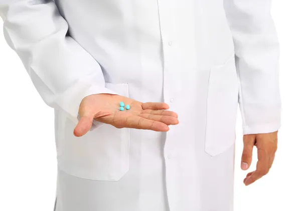 Medical doctor giving you a pills — Stock Photo, Image