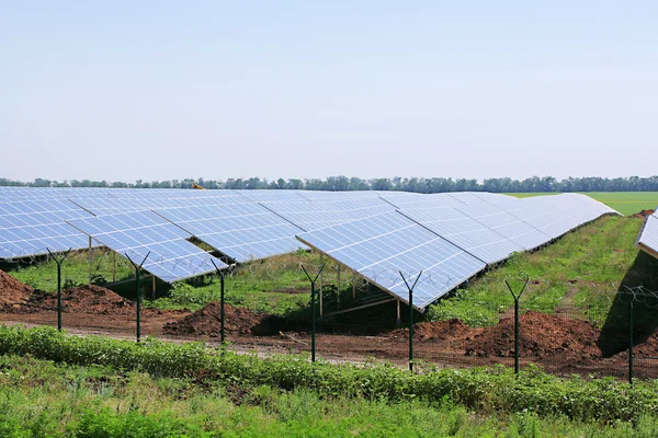 Paneles solares, exterior — Foto de Stock