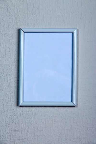 Photo frame on wall background — Stock Photo, Image