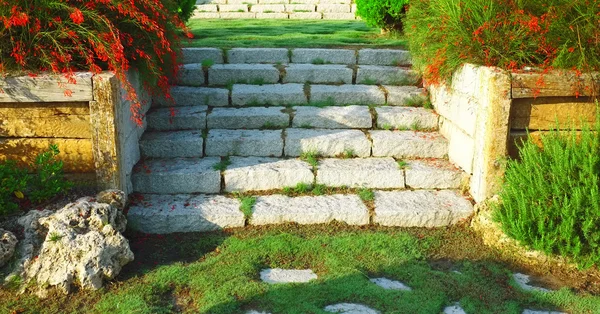 Landschap in de tuin — Stockfoto