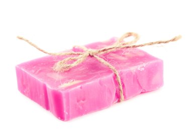 beyaz izole doğal el yapımı Sabun