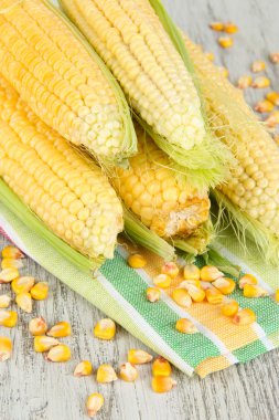 taze Mısır sebze ahşap tablo