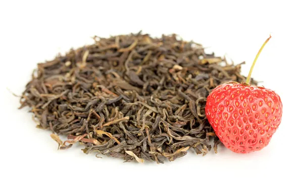 Té seco de bayas aislado en blanco — Foto de Stock