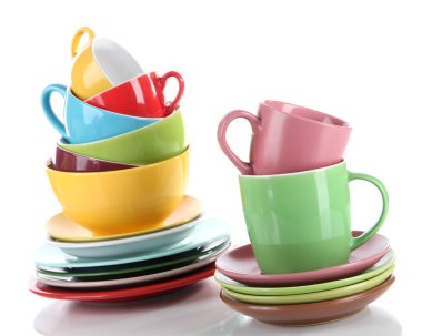 dağlar üzerinde beyaz renkli yemekleri izole