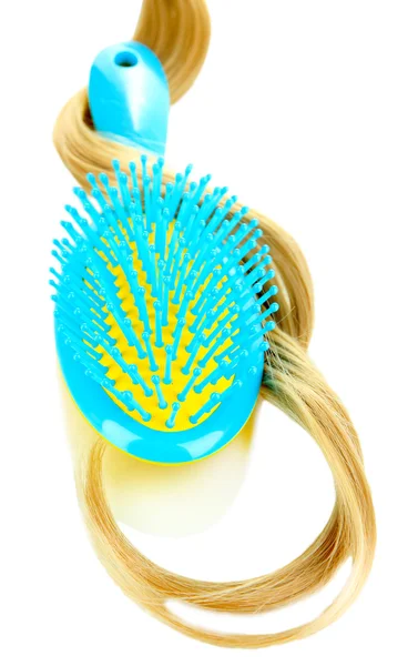 Saç fırçası beyaza izole edilmiş — Stok fotoğraf