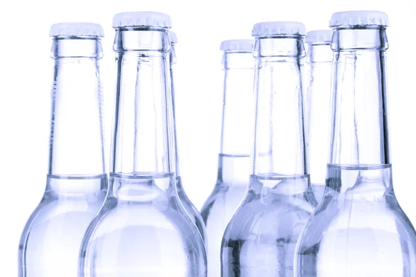 Water bottles close up — Stock Photo, Image