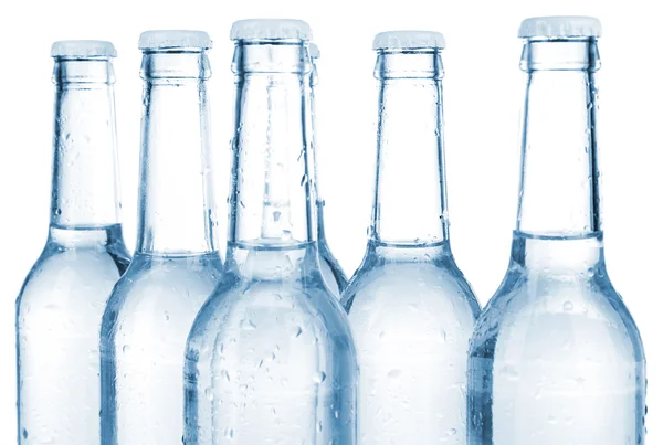 Botellas de agua aisladas en blanco —  Fotos de Stock