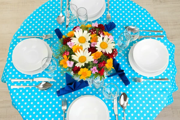 Magnifique table pour le petit déjeuner — Photo