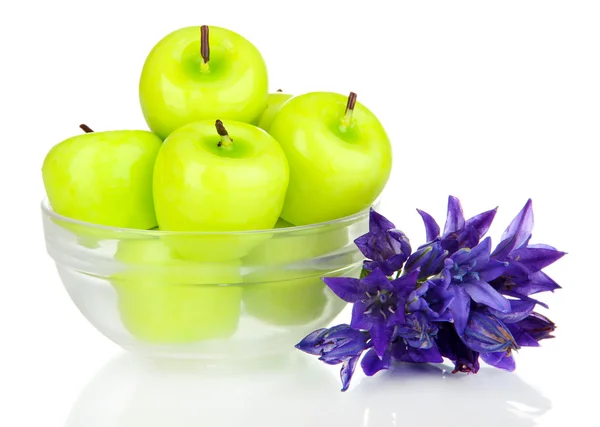 Velas de aroma decorativas aisladas en blanco — Foto de Stock