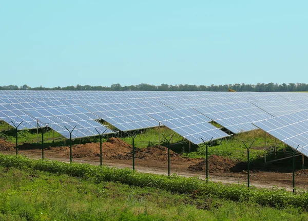 Paneles solares, exterior — Foto de Stock