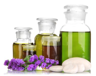 ilaç şişeleri üzerinde beyaz izole