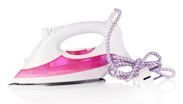 Steam iron isolated on white — Stock Photo, Image