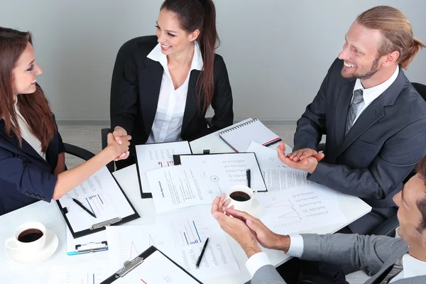 Group of business people having meeting together Royalty Free Stock Photos