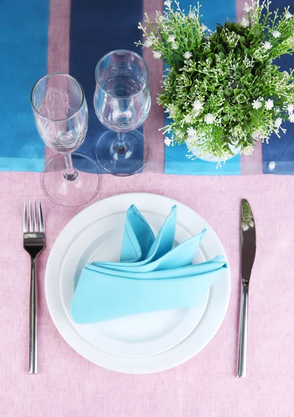 Table setting festive table — Stock Photo, Image