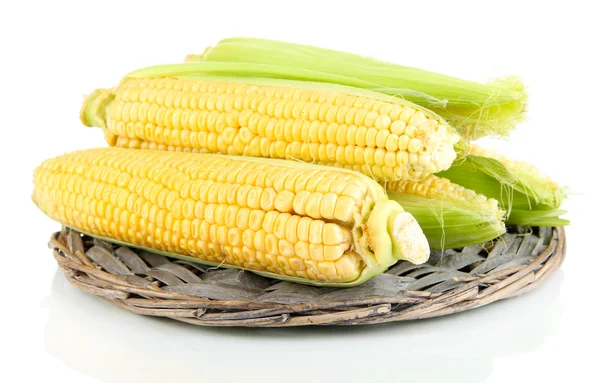 Fresh corn vegetable isolated on white — Stock Photo, Image