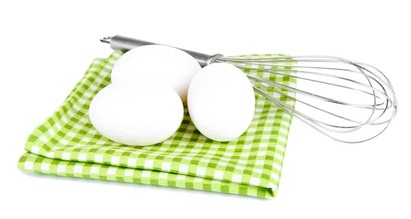 Corolla and eggs isolated on white — Stock Photo, Image