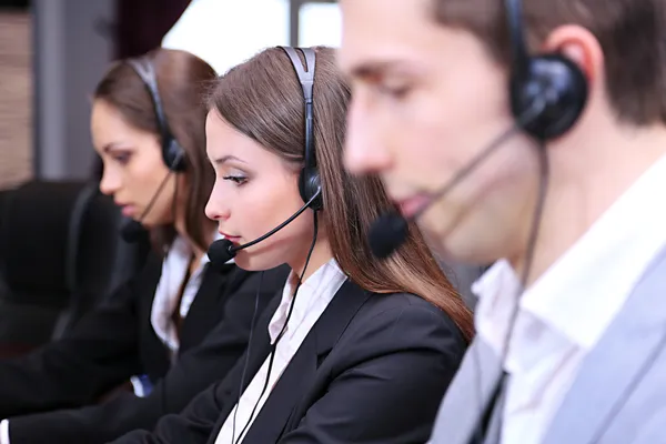 Call center operators at wor