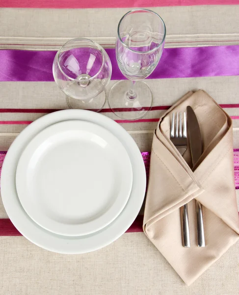 Table setting festive table — Stock Photo, Image