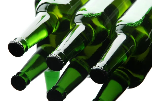 Bottles of beer, close up — Stock Photo, Image