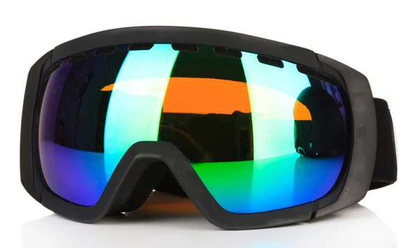 Winter sport bril, geïsoleerd op wit — Stockfoto