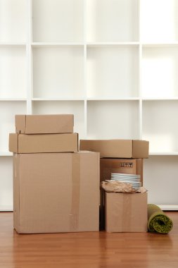 hareketli kutular boş Odaya