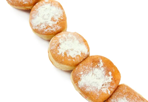 Deliciosas rosquillas, aisladas en blanco —  Fotos de Stock