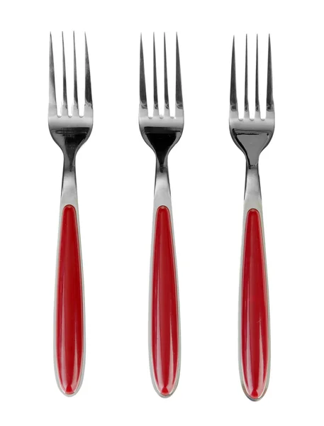 Forks, elszigetelt fehér — Stock Fotó