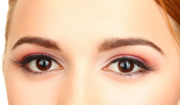 Ojos femeninos con hermoso maquillaje — Foto de Stock