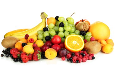 Taze meyve ve böğürtlen