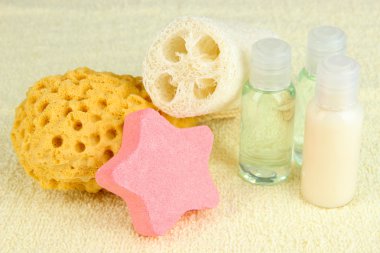 spa, renkli havlu arka planı olarak ayarla