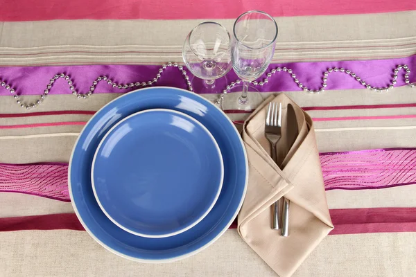 Table setting festive table — Stock Photo, Image