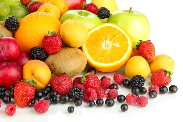 Vers fruit en bessen close-up — Stockfoto