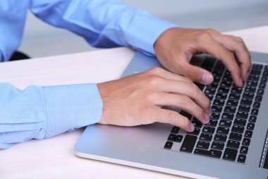 not defterinde office yakın çekim ile işadamı