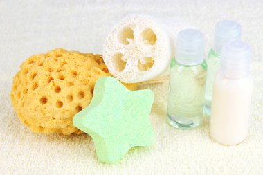 spa, renkli havlu arka planı olarak ayarla