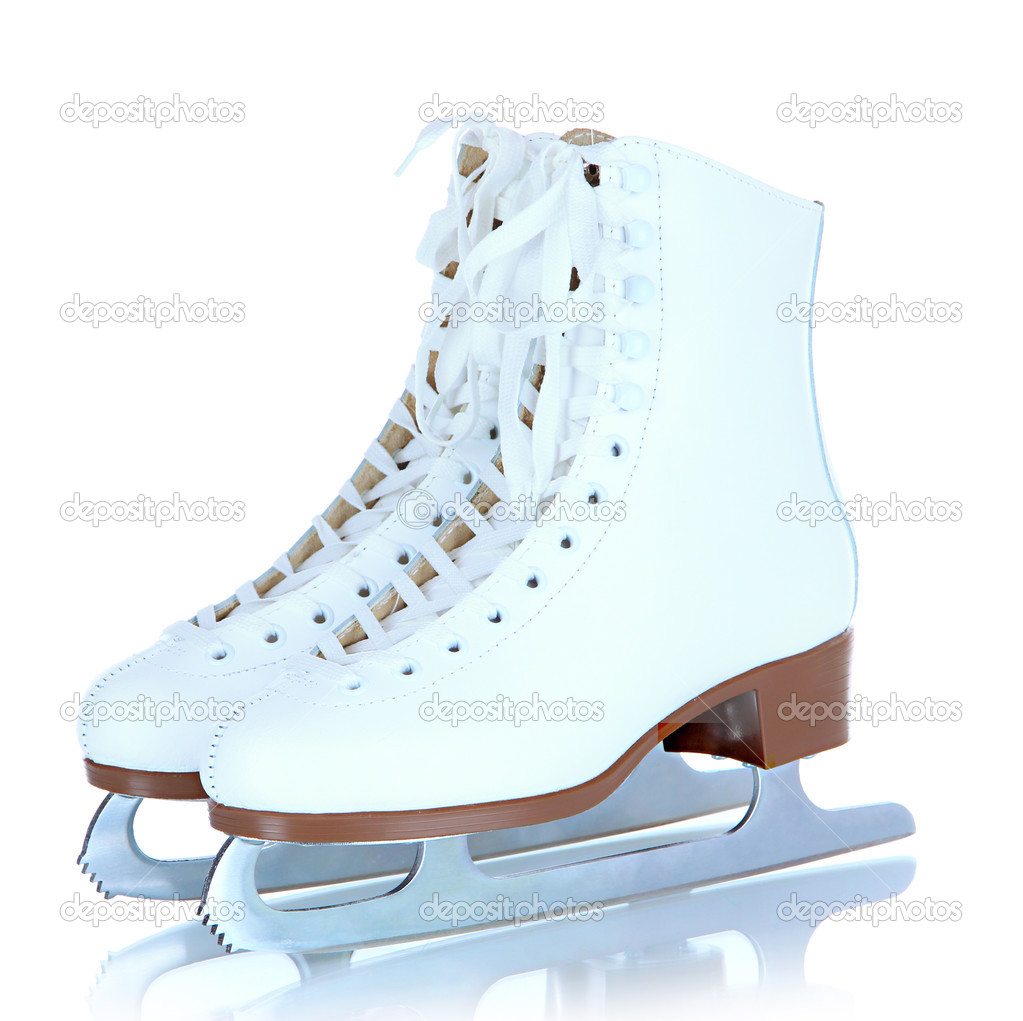 Figure skates isolated on white